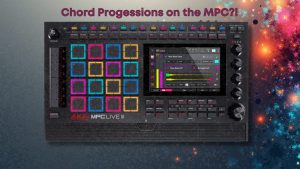 MPC device for creating chord progressions.