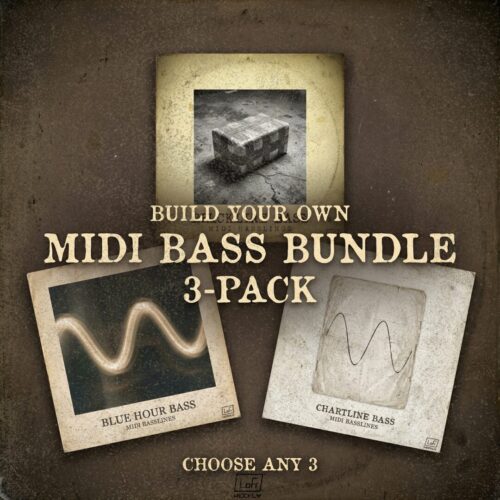 MIDI Bass Bundle 3-Pack, choose any three tracks.